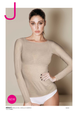 MAGLIA DONNA M/L 4064C COLORATA CASHMERE Ingrosso JADEA Tellini S.r.l.