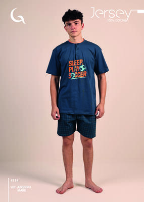 PIGIAMA RAGAZZO M/M 4114 Tellini S.r.l. Ingrosso Abbigliamento