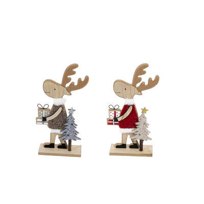 DECORAZIONE LILLY RENNA 14X4.5X26 Tellini S.r.l. Ingrosso Abbigliamento