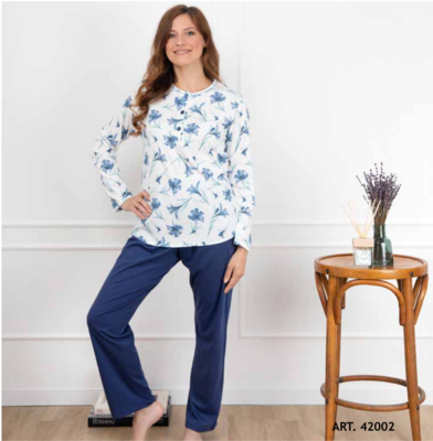 PIGIAMA DONNA M/L 42002 Ingrosso SILVIA Tellini S.r.l.