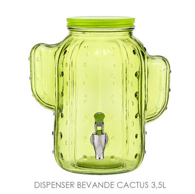 DISPENSER BEVANDA 3.5LT CACTUS Tellini S.r.l. Ingrosso Abbigliamento