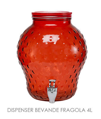 DISPENSER BEVANDA 4LT FRAGOLA Tellini S.r.l. Ingrosso Abbigliamento