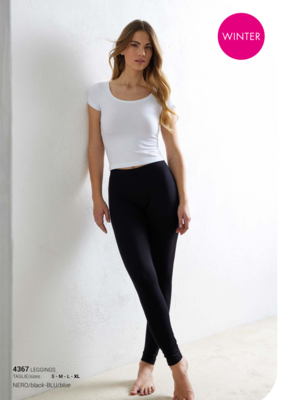 LEGGINGS DAMEN 4367 FLEECE Tellini S.R.L. Großhandelskleidung