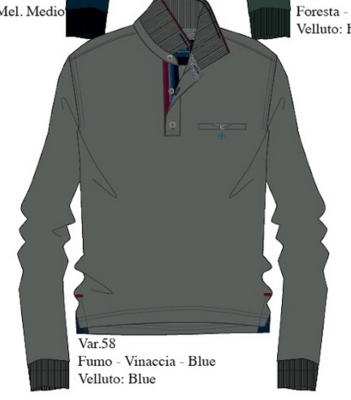 POLO UOMO M/L 43M9201 Ingrosso Abbigliamento Uomo Tellini S.r.l.