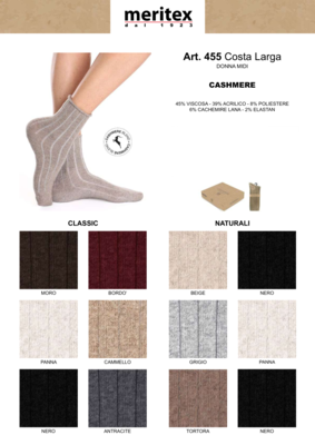 CALZINO MIDI DONNA 455COSTA Tellini S.R.L. Großhandelskleidung