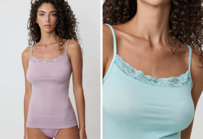 CANOTTA DONNA SS 4708/C CASHMERE Tellini S.r.l. Ingrosso Abbigliamento