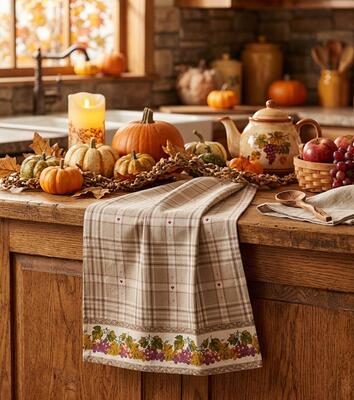 SET STROFINACCI 2PZ VENDEMMIA 50X70 Tellini S.r.l. Ingrosso Abbigliamento