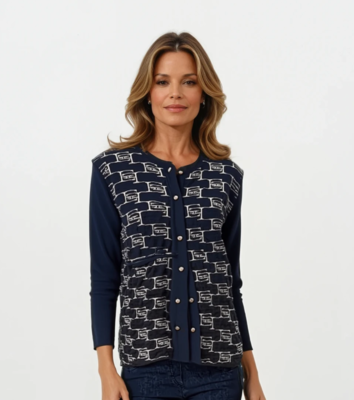 CARDIGAN CONFORMATO DONNA 5011 Tellini S.r.l. Ingrosso Abbigliamento