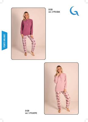 PIGIAMA DONNA M/L 5120 Tellini S.r.l. Ingrosso Abbigliamento