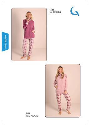 PIGIAMA APERTO DONNA M/L 5122 Tellini S.r.l. Ingrosso Abbigliamento