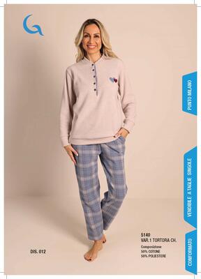 PIGIAMA DONNA M/L 5140 Tellini S.R.L. Χονδρική ενδυμασία