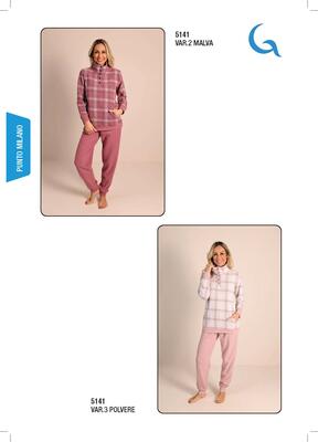 PIGIAMA DONNA M/L 5141 Tellini S.r.l. Ingrosso Abbigliamento