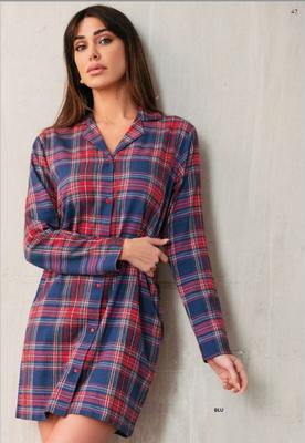 CAMICIA NOTTE APERTA DONNA M/L 5172 Tellini S.r.l. Ingrosso Abbigliamento