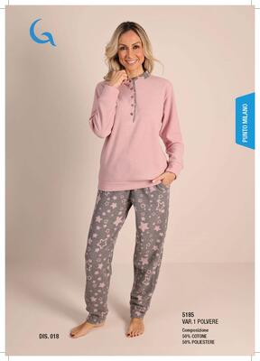 PIGIAMA DONNA M/L 5185 Tellini S.R.L. Großhandelskleidung