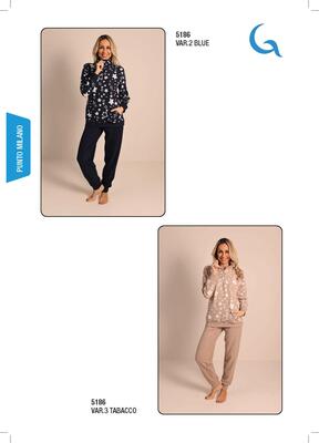 PIGIAMA DONNA M/L 5186 Tellini S.r.l. Ingrosso Abbigliamento