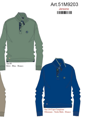 POLO UOMO M/L 51M9203 Tellini S.r.l. Ingrosso Abbigliamento