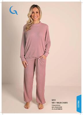 PIGIAMA DONNA M/L 5213 Tellini S.r.l. Ingrosso Abbigliamento