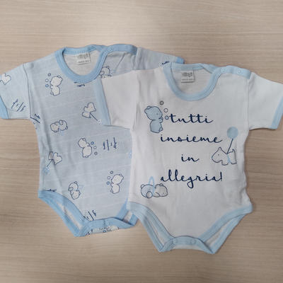 BIS BODY NEONATO 2PZ AF5216 Tellini S.r.l. Ingrosso Abbigliamento