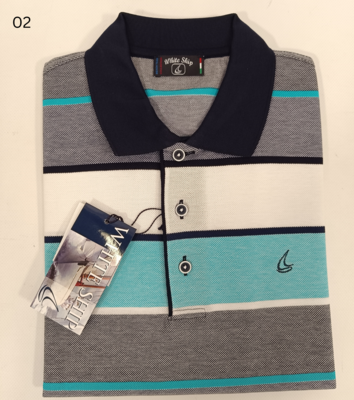 POLO UOMO M/M 52348 Ingrosso WHITE SHIP Tellini S.r.l.