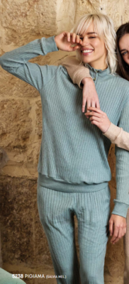 PIGIAMA DONNA M/L 5238 Tellini S.r.l. Ingrosso Abbigliamento