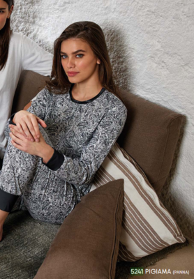 PIGIAMA DONNA M/L 5241 Tellini S.r.l. Ingrosso Abbigliamento