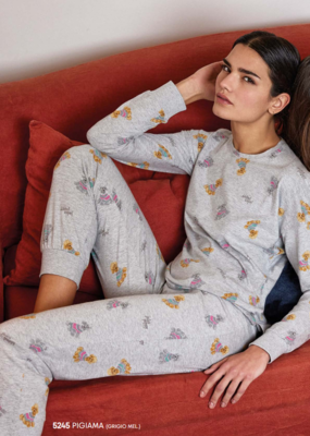 PIGIAMA DONNA M/L 5245 Tellini S.r.l. Ingrosso Abbigliamento