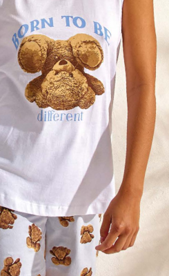 PIGIAMA PINOCCHIETTO DONNA M/M EP5251 Ingrosso ENRICO COVERI Tellini S.r.l.