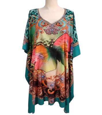 CAMICIA KURTA DONNA 3/4M 52597 Ingrosso POSITANO Tellini S.r.l.