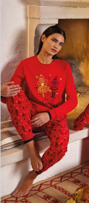 PIGIAMA DONNA M/L 5270 NATALE Tellini S.R.L. Großhandelskleidung