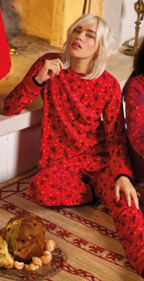 PIGIAMA DONNA M/L 5271 NATALE Tellini S.R.L. Großhandelskleidung