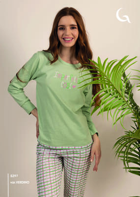 PIGIAMA DONNA M/L 5297 Tellini S.R.L. Velkoobchodní oblečení
