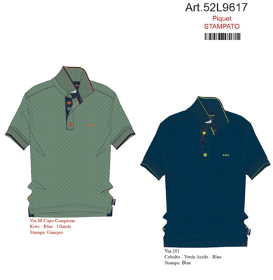 POLO UOMO M/M 52L9617 Ingrosso Abbigliamento Uomo Tellini S.r.l.