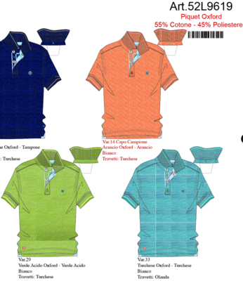 POLO UOMO M/M 52L9619 Ingrosso Abbigliamento Uomo Tellini S.r.l.