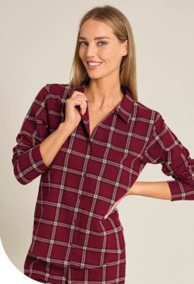 Offener Damenpyjama, Größe M/L, Artikelnummer 5314 Tellini S.R.L. Großhandelskleidung