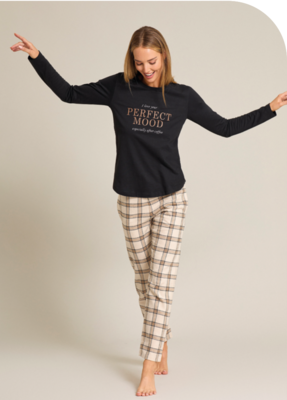DAMEN-PYJAMA M/L 5316 Tellini S.R.L. Großhandelskleidung