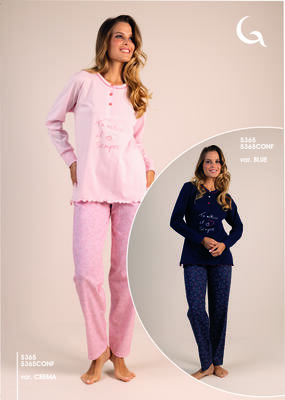 PIGIAMA DONNA M/L 5365 Tellini S.R.L. Velkoobchodní oblečení