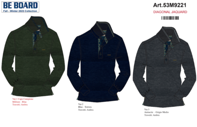 POLO UOMO M/L 53M9221 Ingrosso Abbigliamento Uomo Tellini S.r.l.