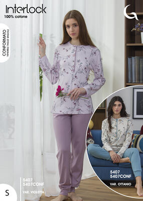 PIGIAMA DONNA M/L 5407 Tellini S.R.L. Velkoobchodní oblečení