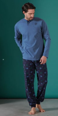 PIGIAMA SERAFINO UOMO M/L 54433 Tellini S.r.l. Ingrosso Abbigliamento