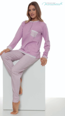 PIGIAMA SERAFINO DONNA M/L 5644 Tellini S.r.l. Ingrosso Abbigliamento