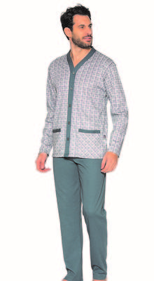PIGIAMA UOMO M/L 5661 Tellini S.r.l. Ingrosso Abbigliamento