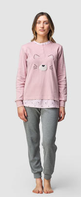 PIGIAMA DONNA M/L 5662 BLUPEPPER Ingrosso NOBRAND Tellini S.r.l.