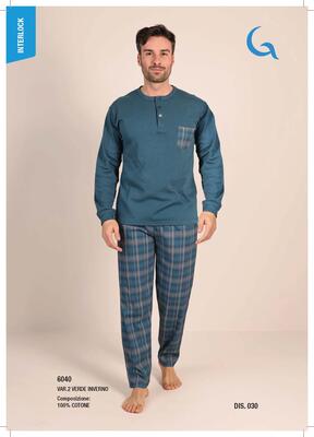 HERREN-PYJAMAS M/L 6040 Tellini S.R.L. Großhandelskleidung