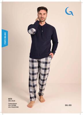 PIGIAMA UOMO M/L 6070 Tellini S.R.L. Veleprodajna odjeća