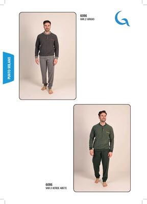 PIGIAMA UOMO M/L 6086 Tellini S.r.l. Ingrosso Abbigliamento