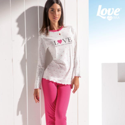 PIGIAMA SERAFINO DONNA M/L 61299 Tellini S.r.l. Ingrosso Abbigliamento