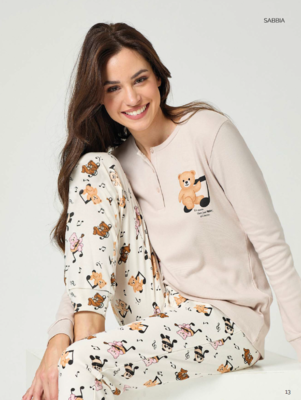 PIGIAMA DONNA M/L GP6136 Ingrosso IL GRANCHIO Tellini S.r.l.
