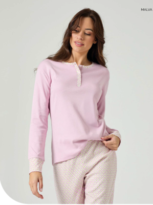PIGIAMA DONNA M/L GP6137 Tellini S.r.l. Ingrosso Abbigliamento