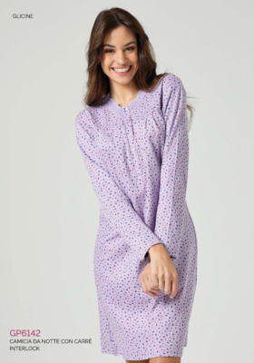 CAMICIA NOTTE DONNA GP6142 Tellini S.r.l. Ingrosso Abbigliamento