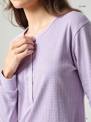 CAMICIA NOTTE DONNA GP6143 Tellini S.r.l. Ingrosso Abbigliamento